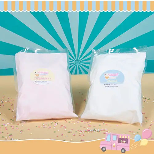 Mr Creations Ice Cream Powder - Vanilla and Strawberry