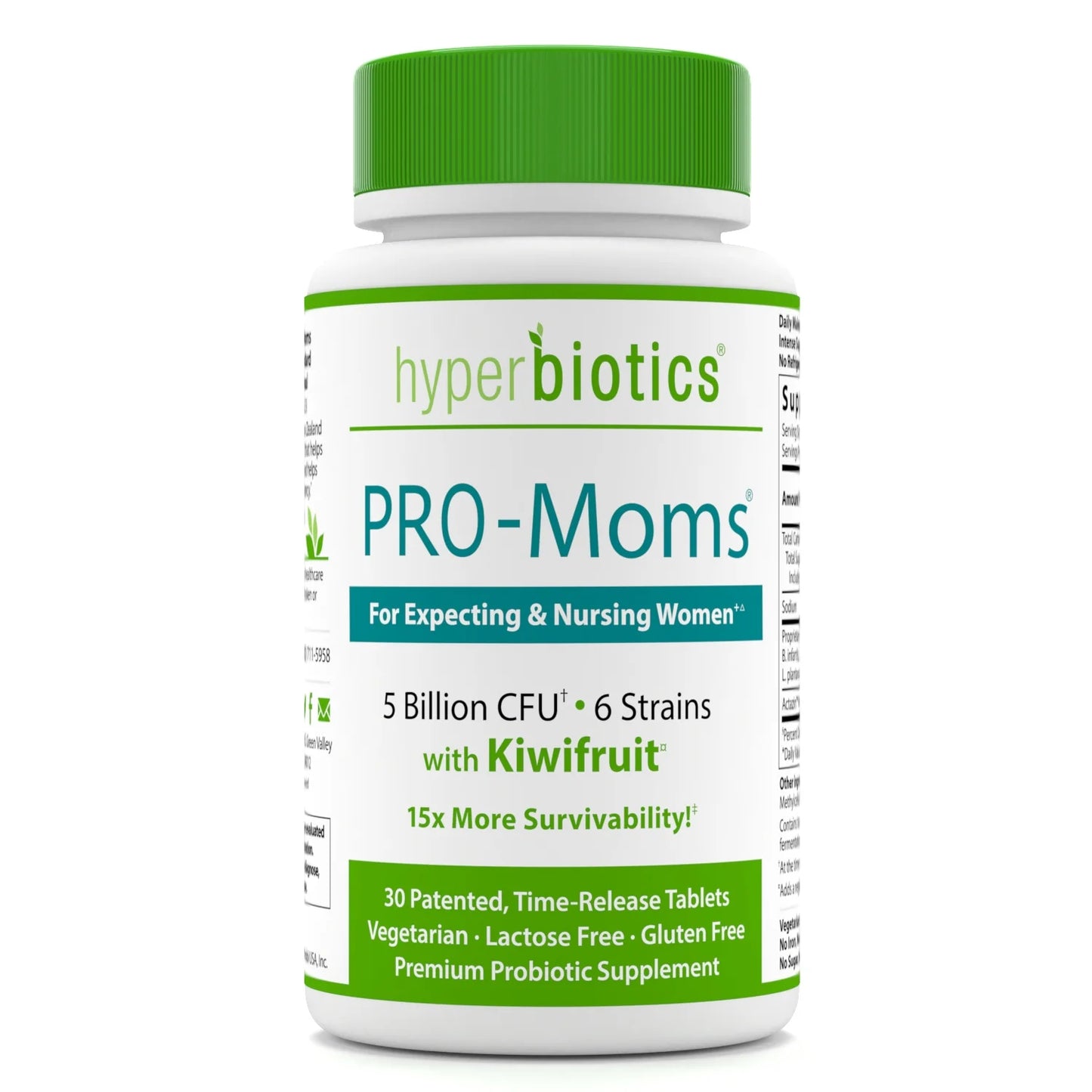 Hyperbiotics PRO-Moms: Digestion and Regularity Support (30 count)