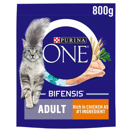 PURINA ONE Adult Chicken & Whole Grains Cat Food - 800g