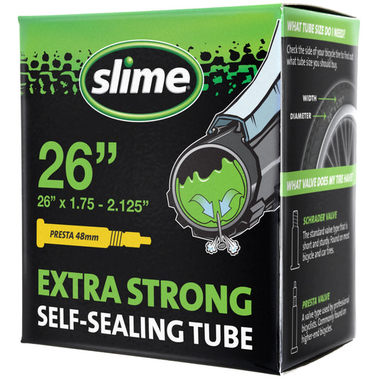 Slime Extra Strong Self-Healing Bike Tube - 27.5" x 2.0-2.40" Presta