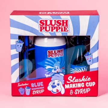 Slush Puppie Making Cup and Blue Raspberry Syrup