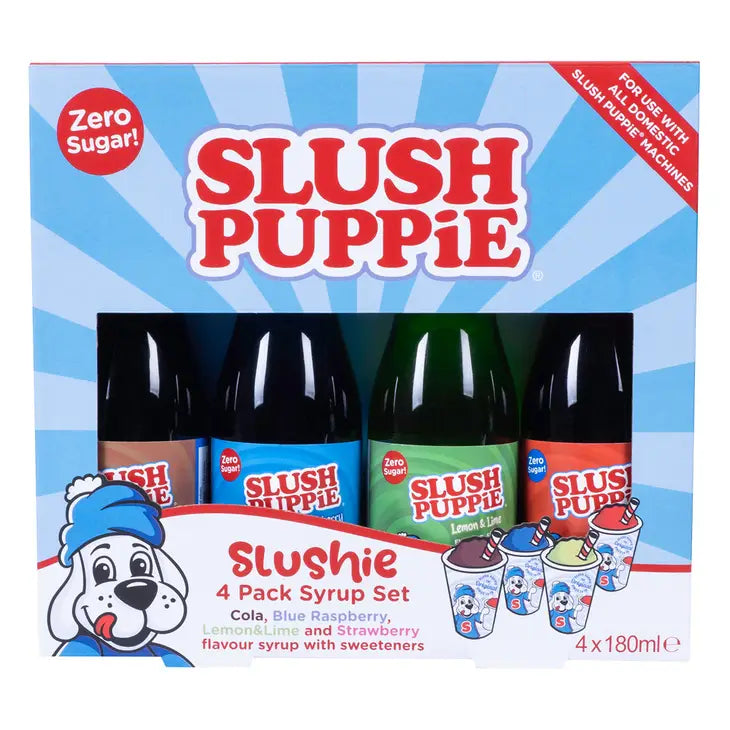 Slush Puppie Zero Sugar 4 Pack Syrups - 180ml