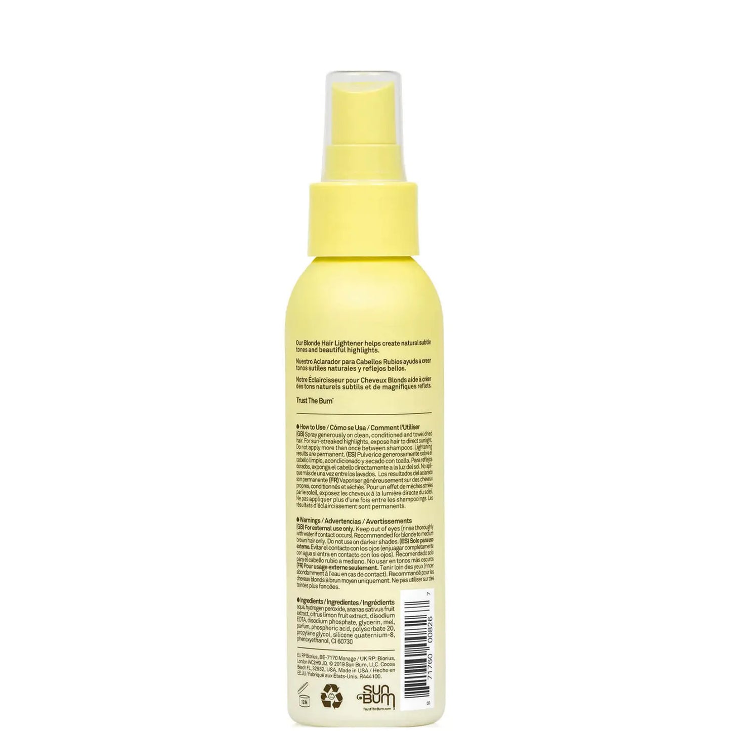 Sun Bum Blonde Hair Lightener - 118ml